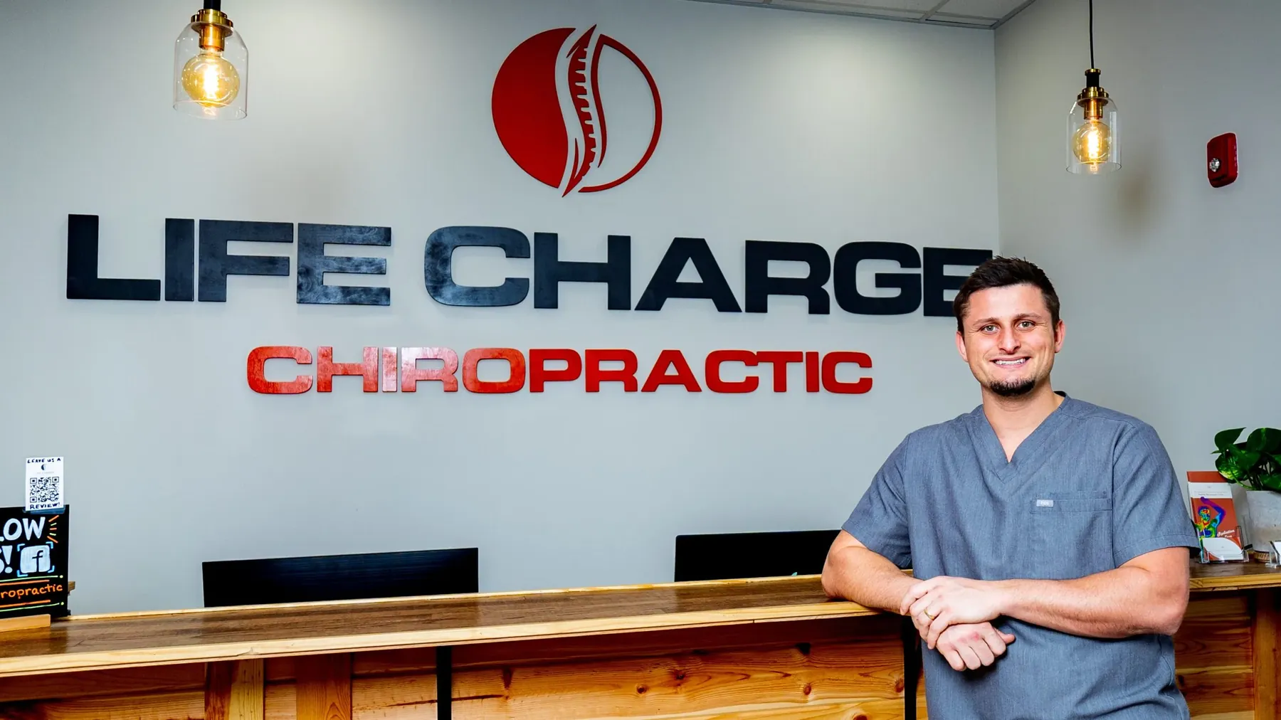 Dr. Palmer Piana at Life Charge Chiropractic